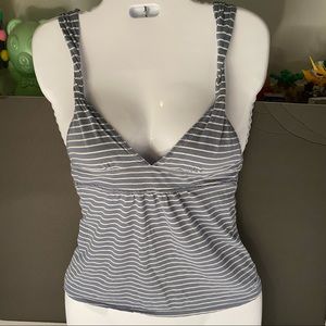 Vintage Abercrombie and Fitch stripe Babydoll Top